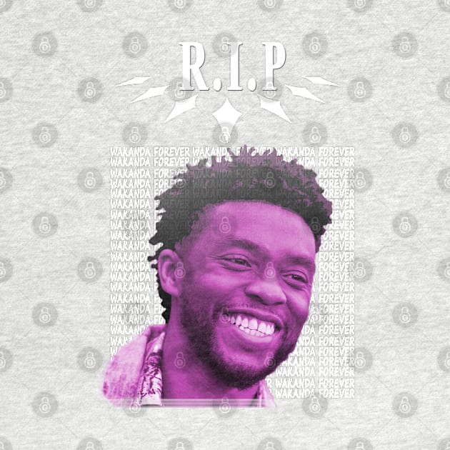 Chadwick Boseman ( WAKANDA FOREVER ) R.I.P by Ghean